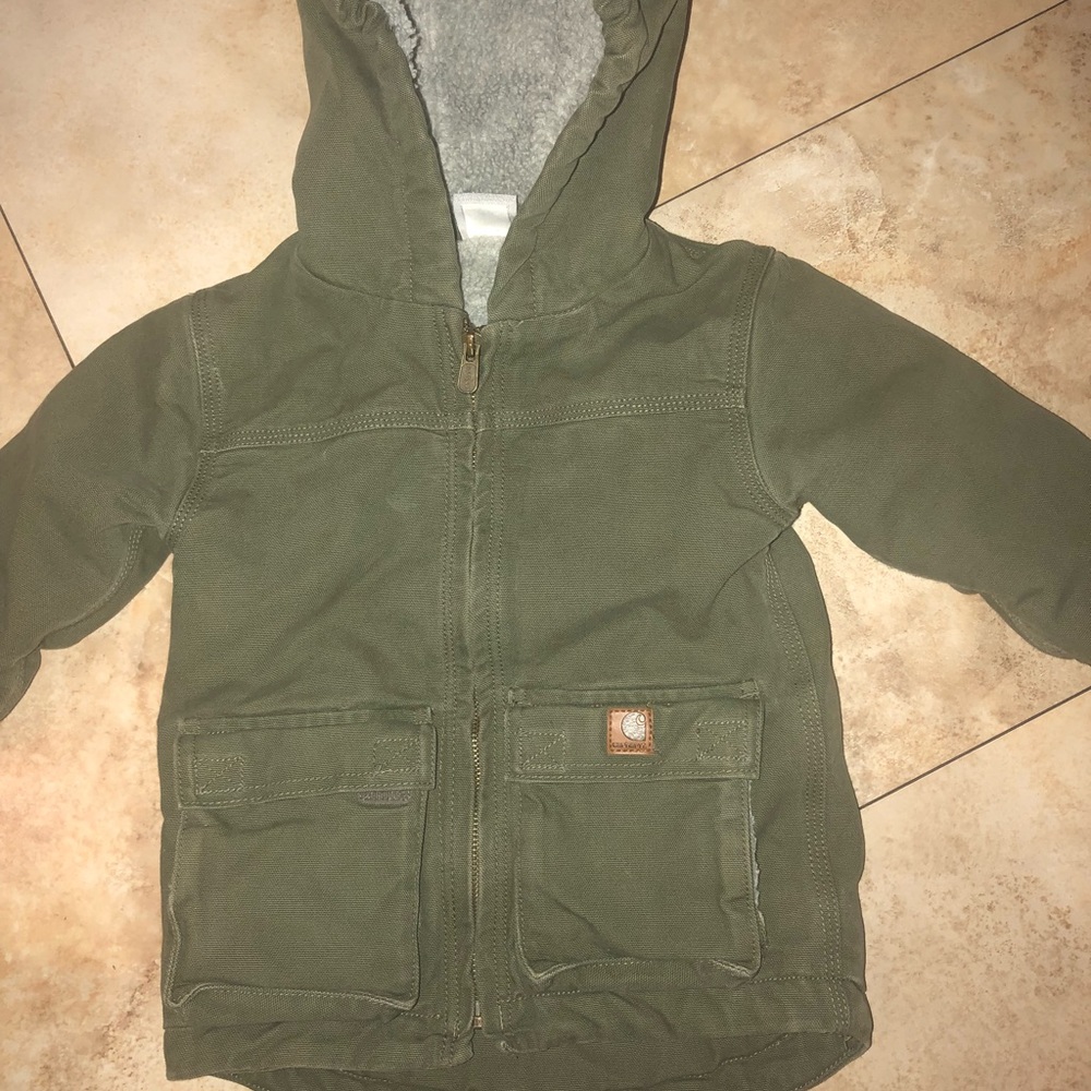 ✨Boys fur-lined Carhartt Jacket✨